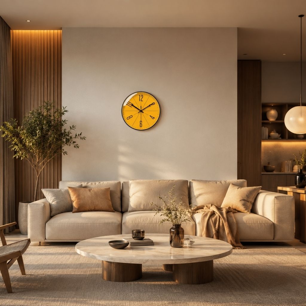 Nordic Elegance | Modern Wall Clock with Silent Quartz Movement | Abstract Design for Timeless Style 7