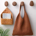 Organic Pebble | Wooden Wall Hooks Set with Artisanal Design | Versatile Coat and Key Storage Solution for Home 3