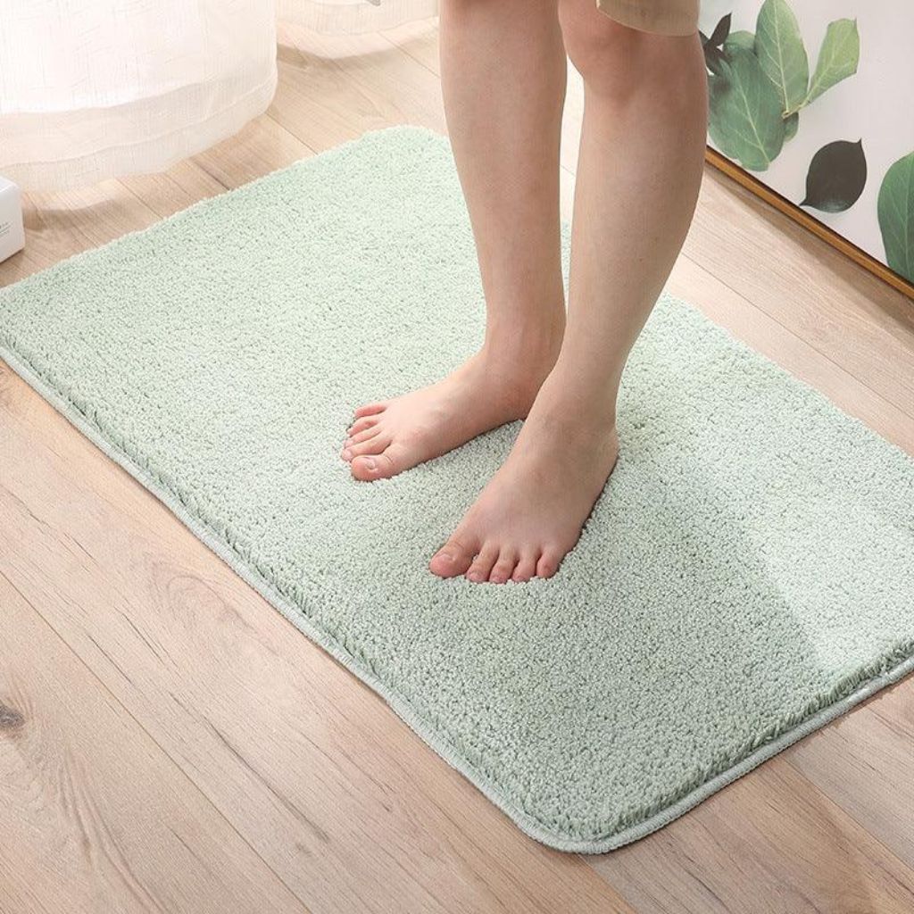 Ultra-Soft Microfibre Shower Mat Non Slip with Anti-Slip Backing | Quick Drying for Safe Bathroom Use 1