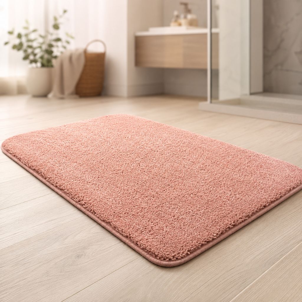 Ultra-Soft Microfibre Shower Mat Non Slip with Anti-Slip Backing | Quick Drying for Safe Bathroom Use 8