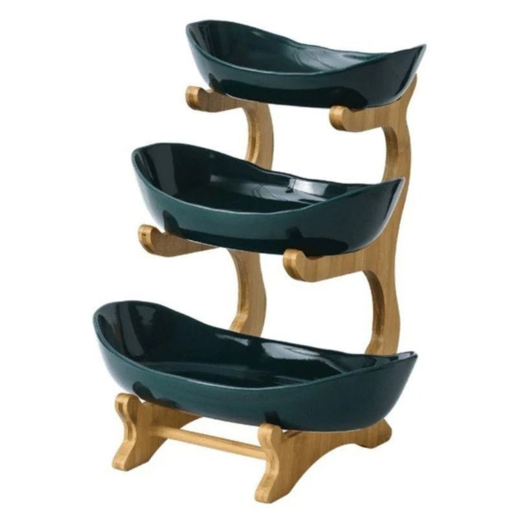 Modern Bamboo Fruit Basket