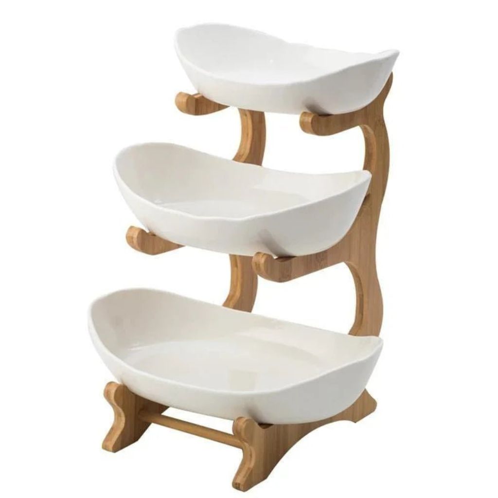 Modern Bamboo Fruit Basket