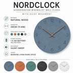 Scandinavian minimalist wall clock