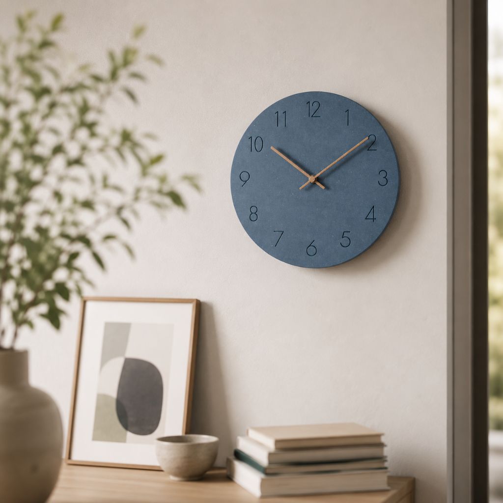 Scandinavian minimalist wall clock