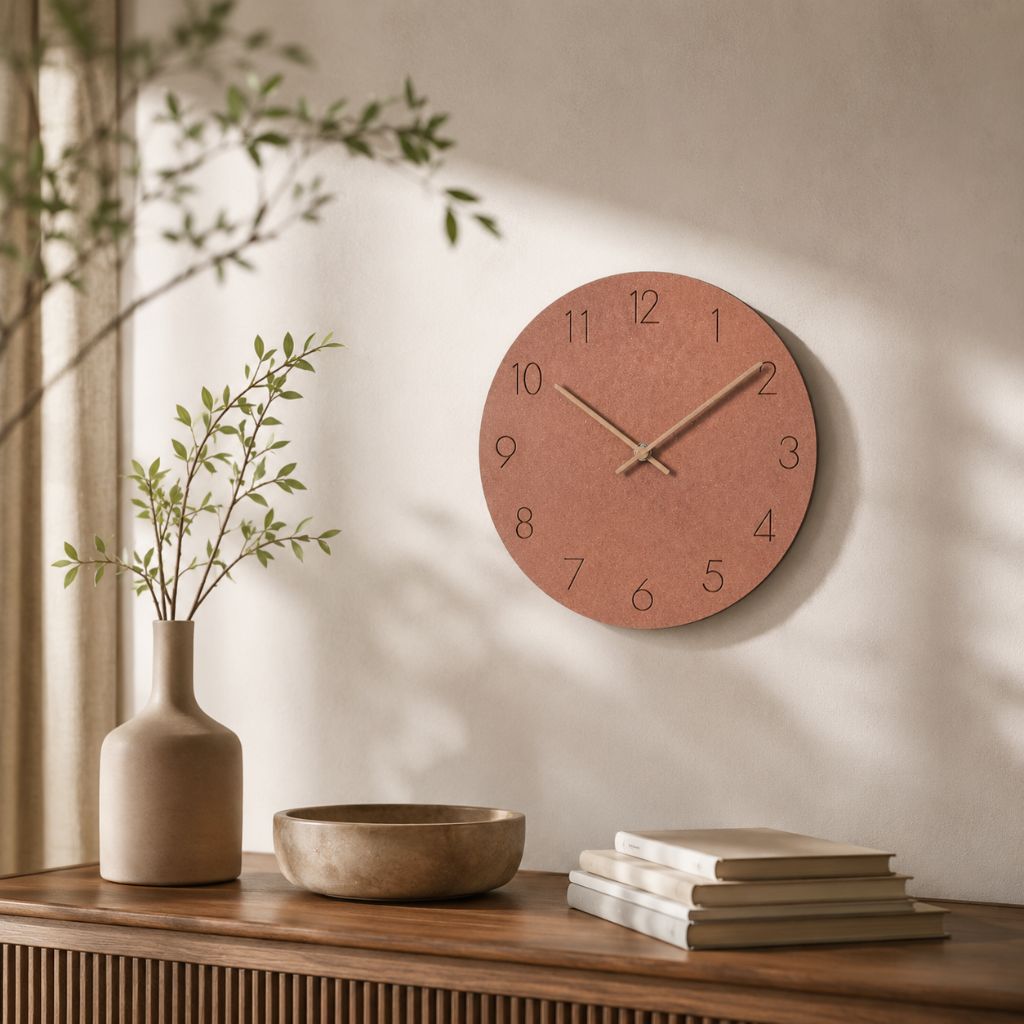 Scandinavian minimalist wall clock