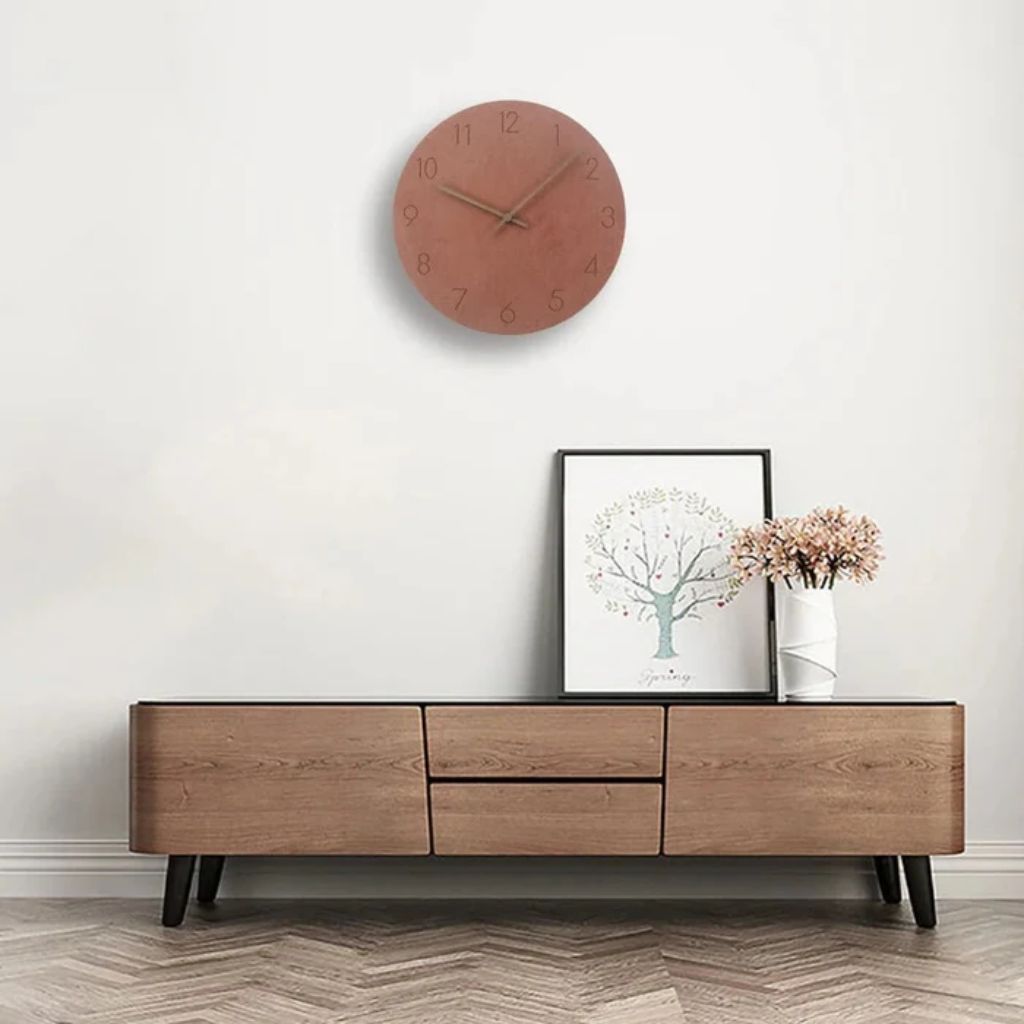Scandinavian minimalist wall clock