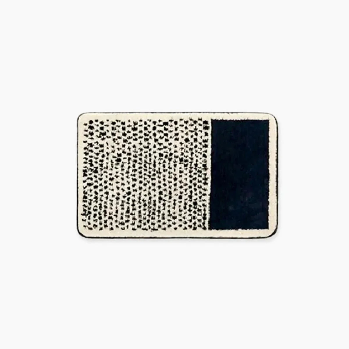 Nordic abstract bath mat