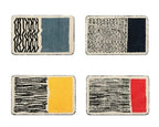 Nordic abstract bath mat