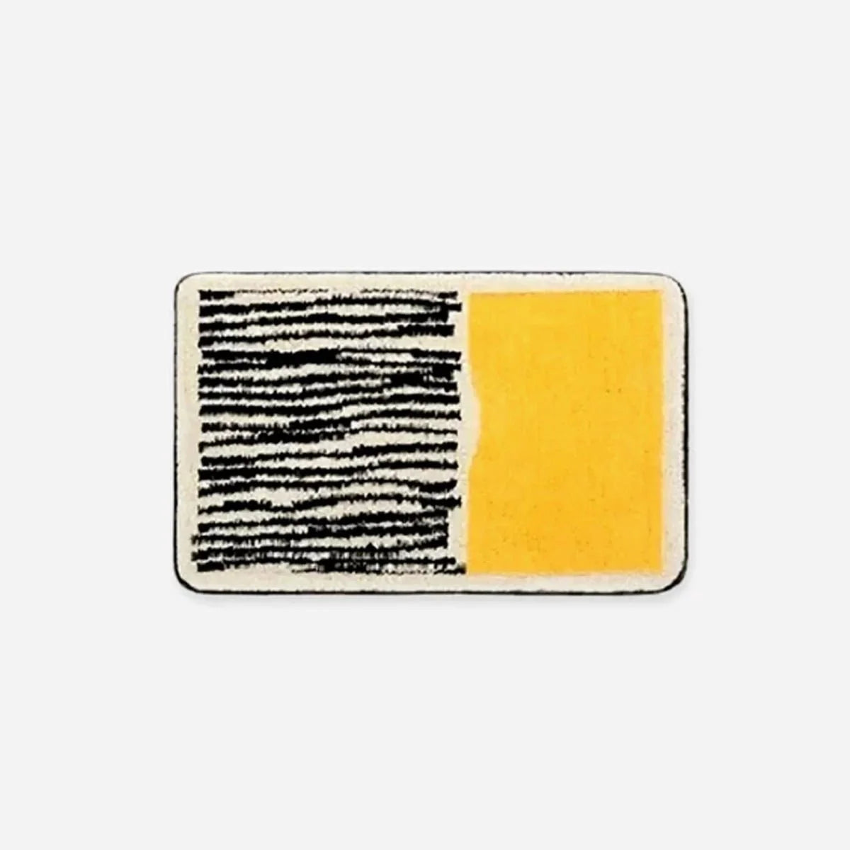 Nordic abstract bath mat