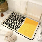 Nordic abstract bath mat