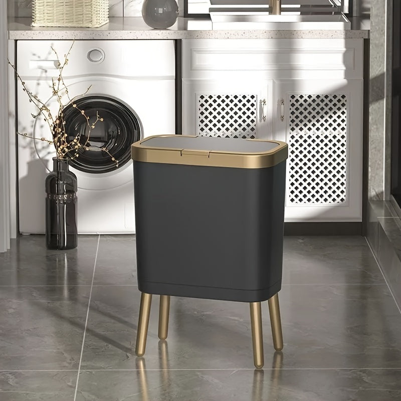 15L Modern Odour-Sealing Trash Can