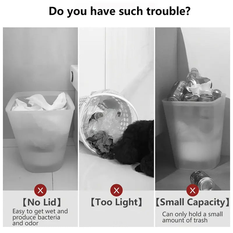 15L Modern Odour-Sealing Trash Can