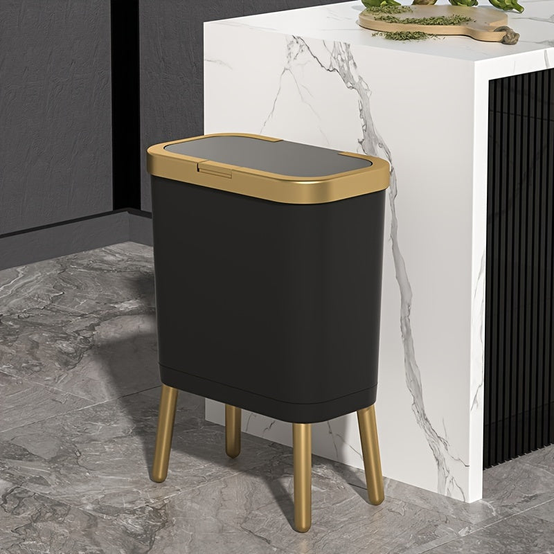 15L Modern Odour-Sealing Trash Can