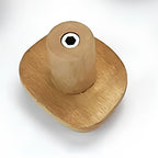 Organic pebble wood wall hooks