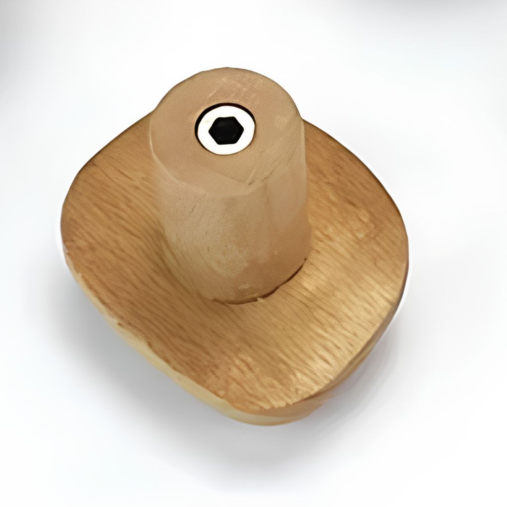 Organic pebble wood wall hooks