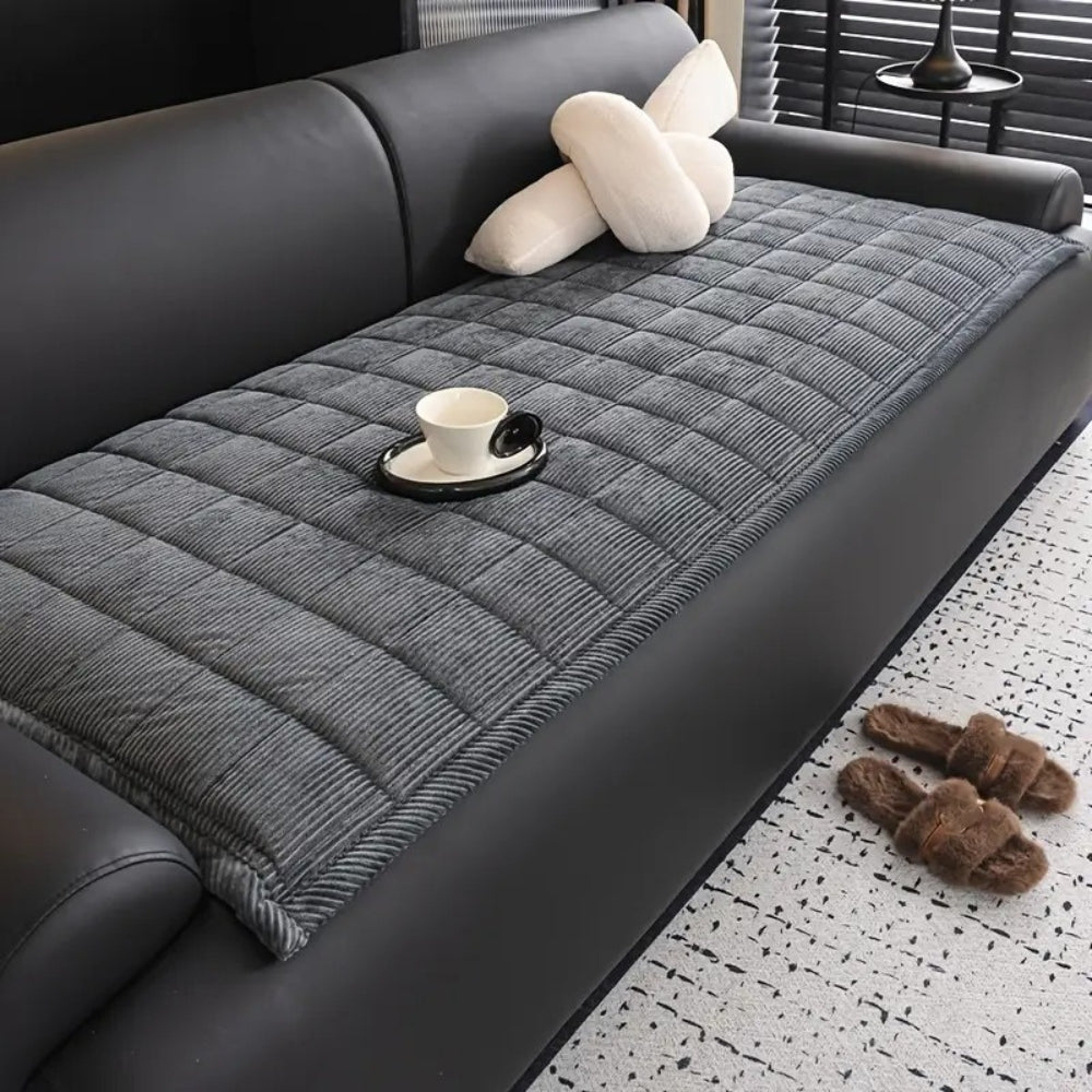 Quilted Modern Couch Cover Mat