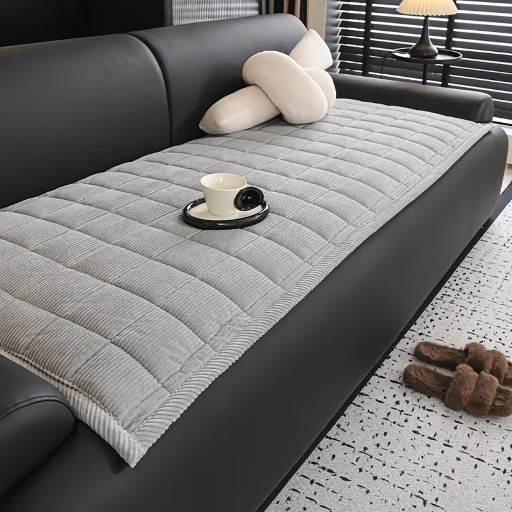 Quilted Modern Couch Cover Mat