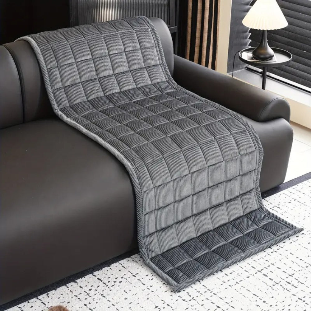Quilted Modern Couch Cover Mat