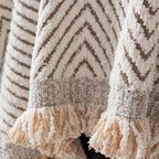 Stripe herringbone couch cover