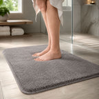 Ultra-soft absorbent shower mat