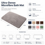 Ultra-soft absorbent shower mat